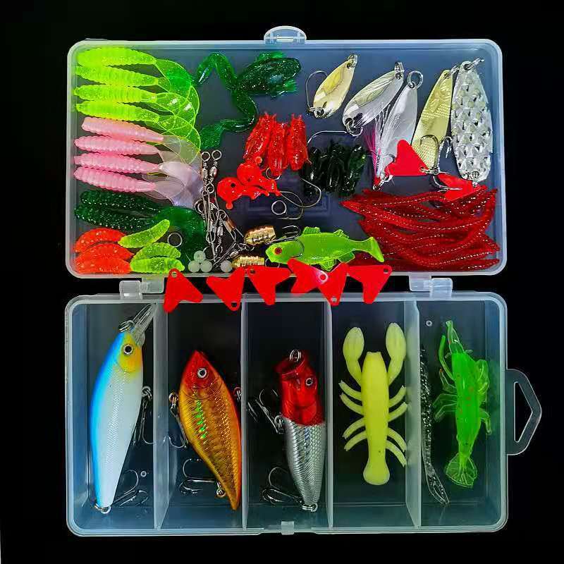 Set complet momeli Lure VIB cu accesorii pescuit