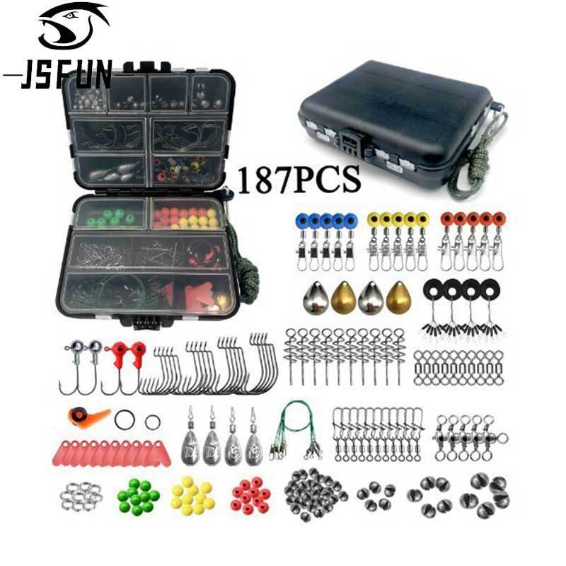 Set momeli și accesorii de pescuit outdoor 187 piese